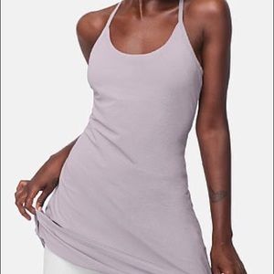 Outdoor Voices Exercise Dress in Earl Grey